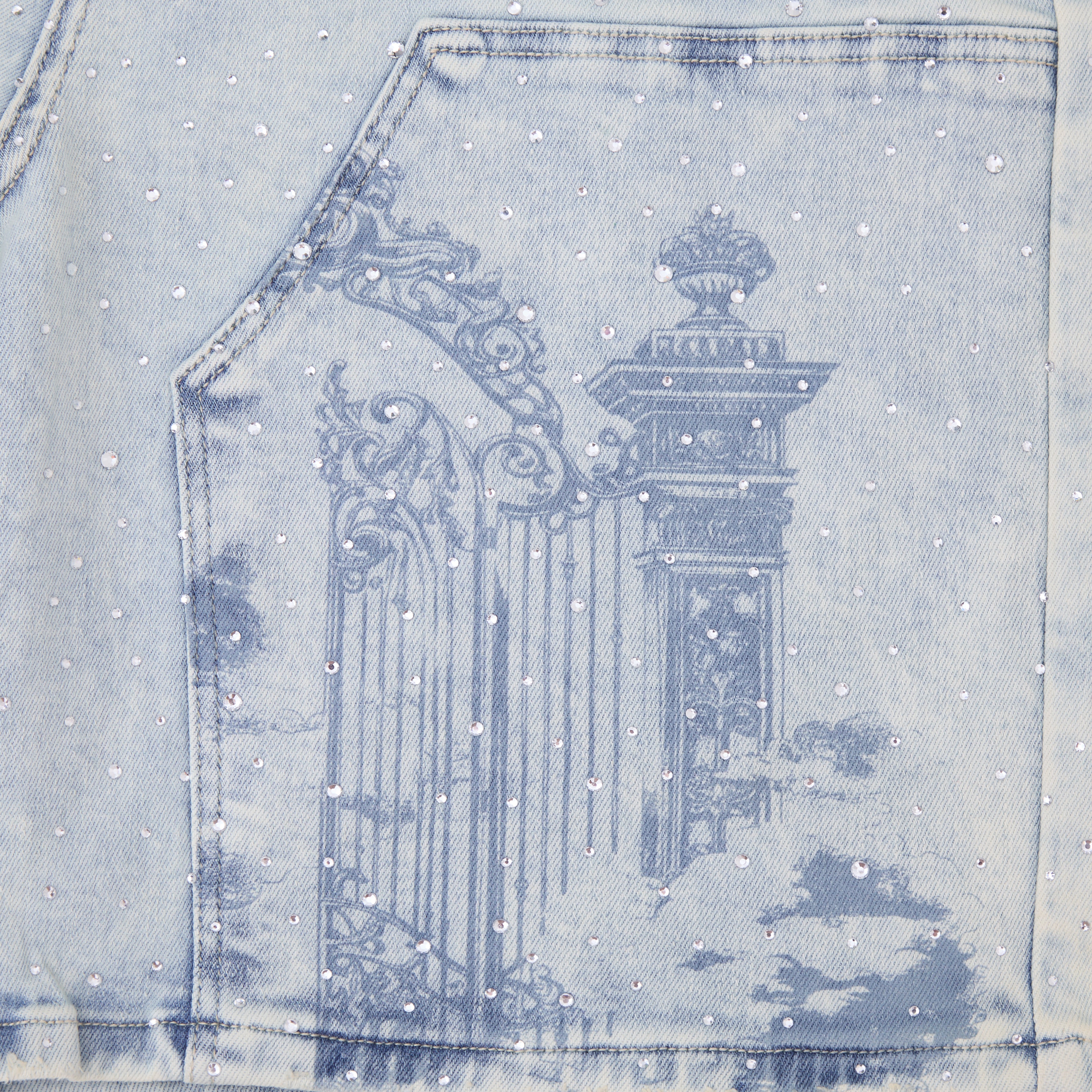 Kingdom Jorts (Blue Wash)
